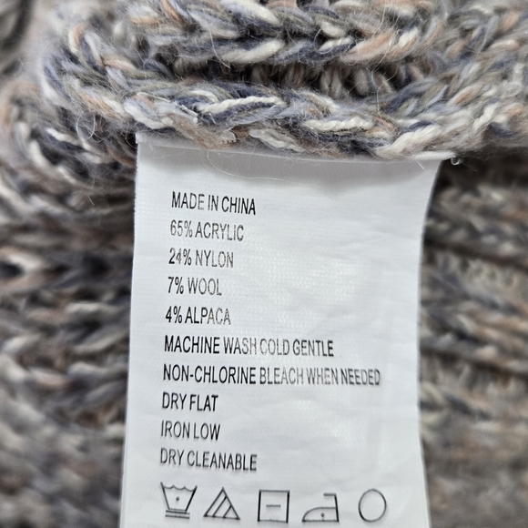 Prana Callisto Alpaca-Wool Blend Open Chunky Knit Cardigan - Picture 8 of 15